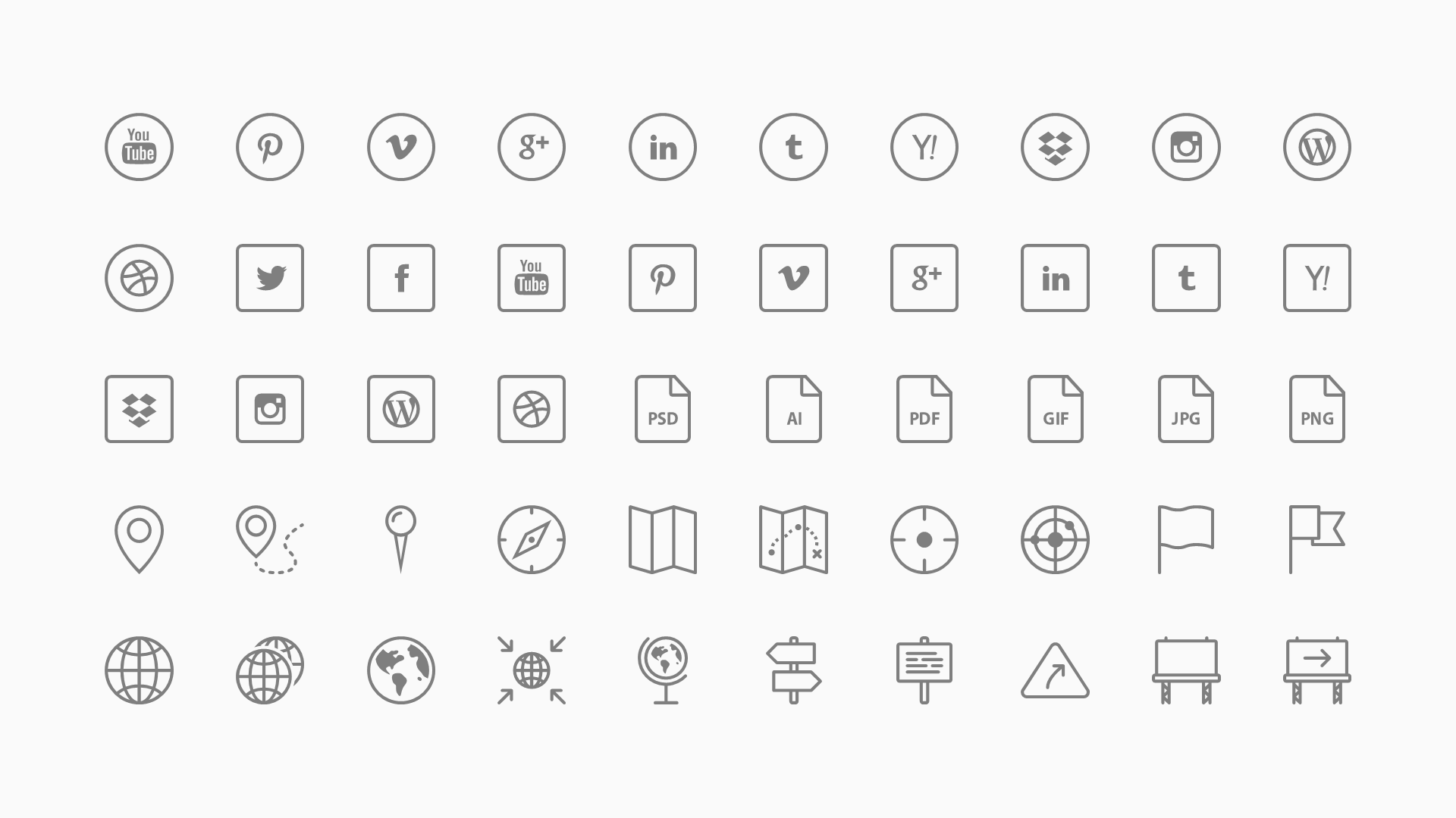 01-line Vector Icons slide 8